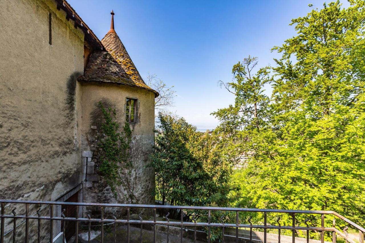 Clarens A Castle Spirit Apartment In Chateau Du Chatelard מראה חיצוני תמונה